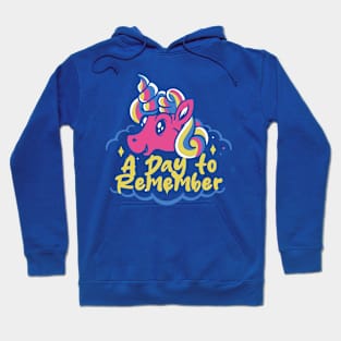 a day and the naughty unicorn Hoodie